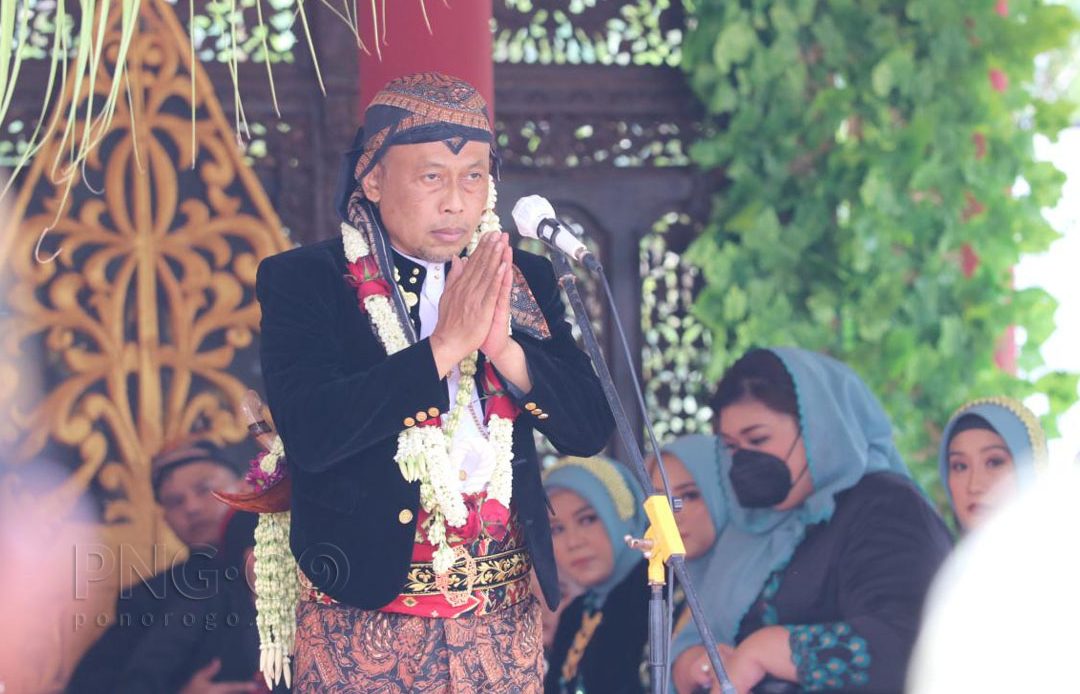 Bupati Sugiri Sancoko Perankan KRMA Mertonegoro, Founding Father Kota Baru