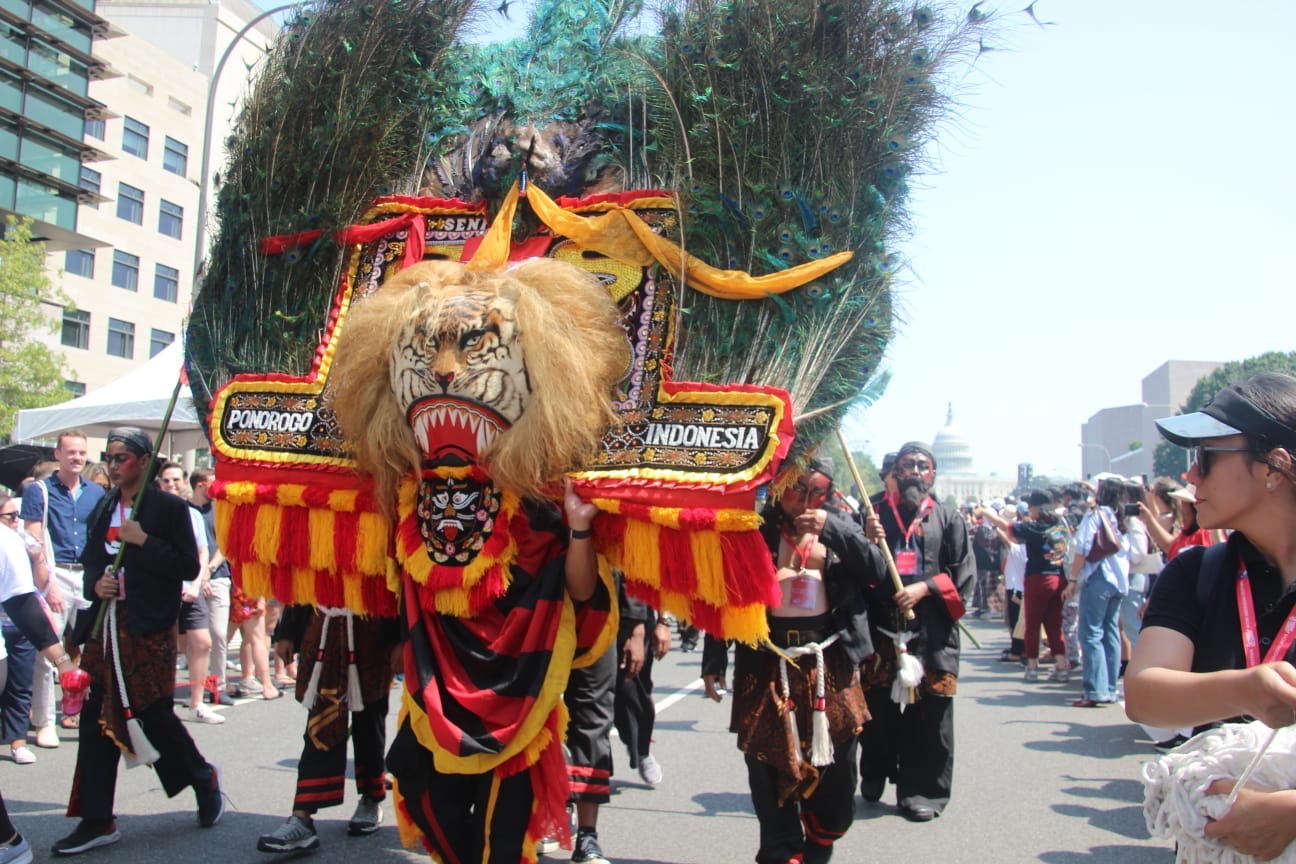 Reog Ponorogo Kembali Mendunia, Tampil Dalam WOW Indonesia Festival di Washington DC