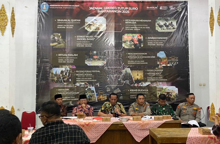 Siap Gelar Grebeg Tutup Suro 2025, Geser Venue dari Alun-Alun ke Monumen Bantarangin Somoroto